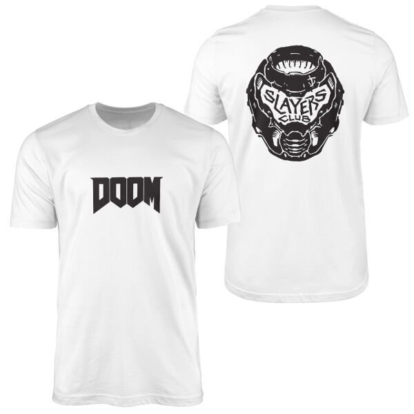 DOOM SLAYER Tişört L - Beyaz