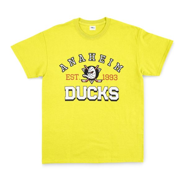 Anaheim Ducks EST. 1993 Tişört XL - Sarı