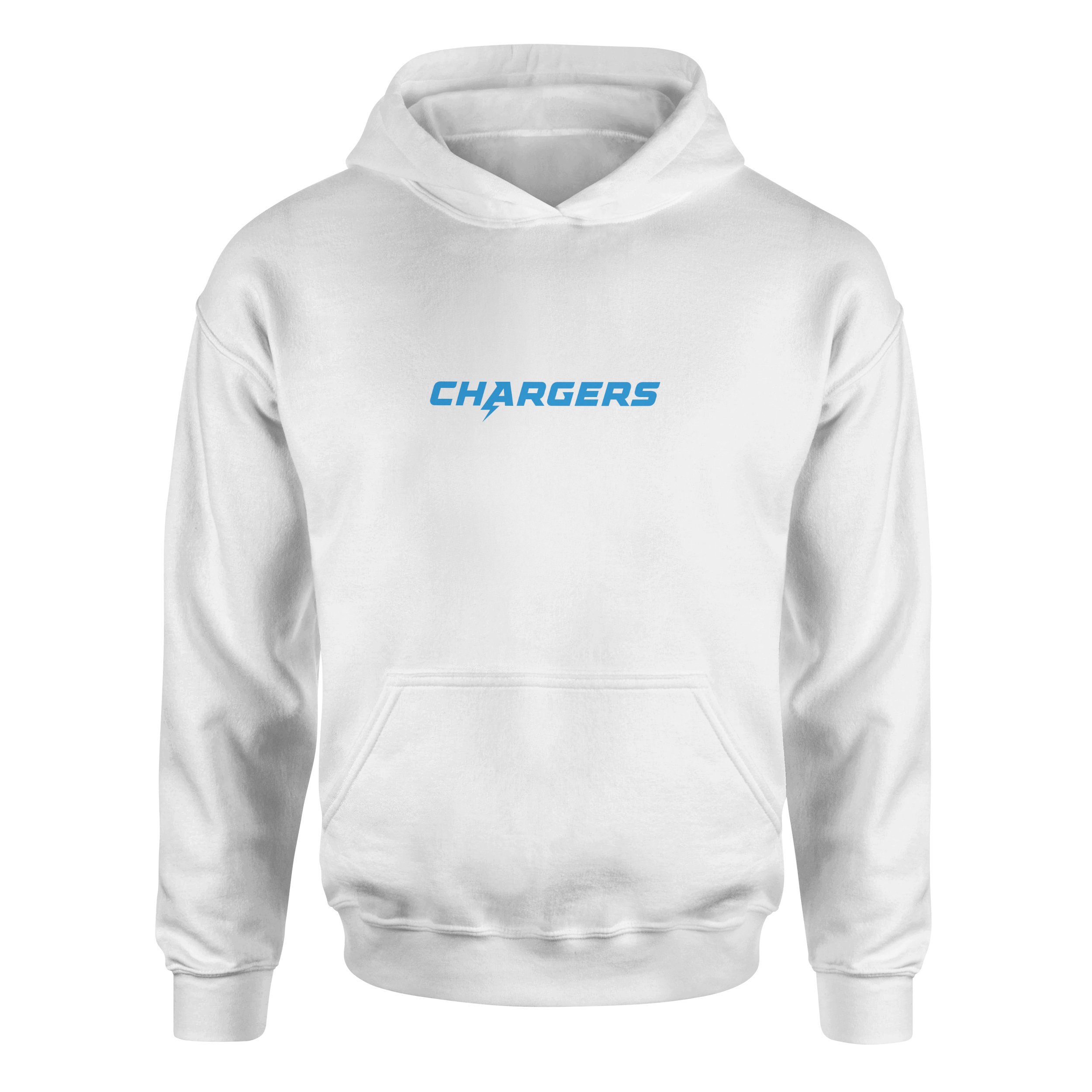 LA CHARGERS Iconic Hoodie M - Beyaz
