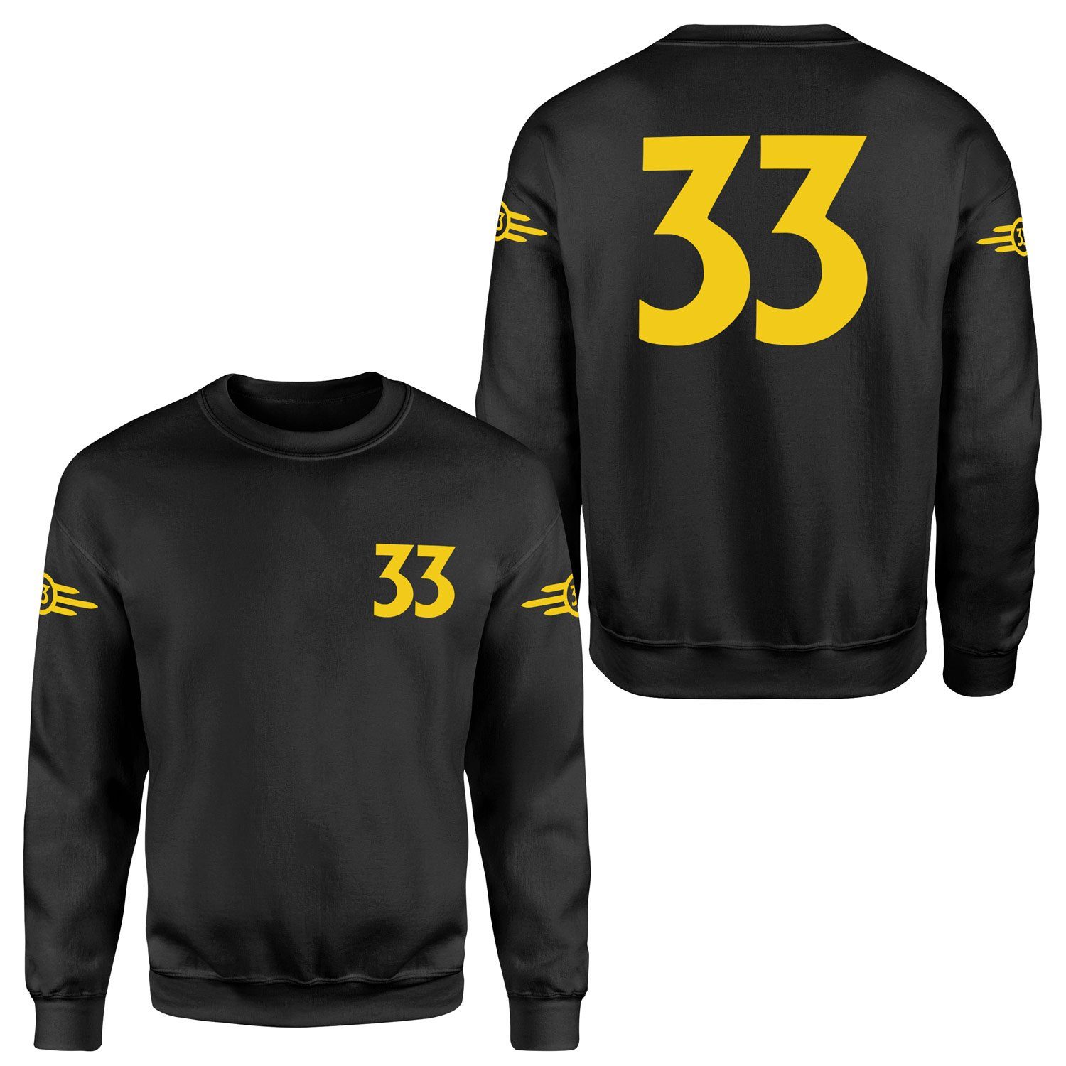 Vault 33 Dweller | Fallout Dweller Edition Sweatshirt XXL - Siyah