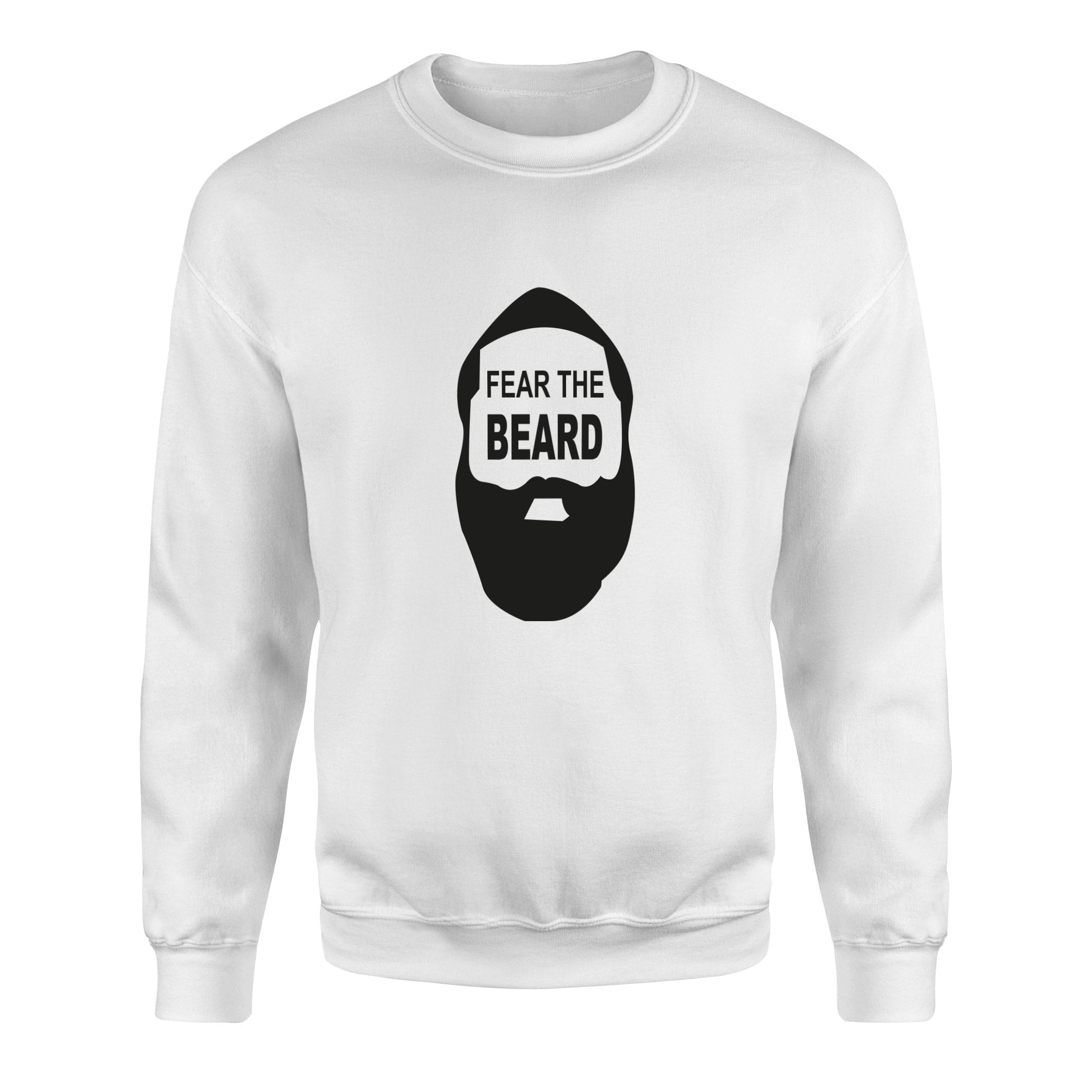 Fear the Beard | James Harden Sweatshirt S - Beyaz