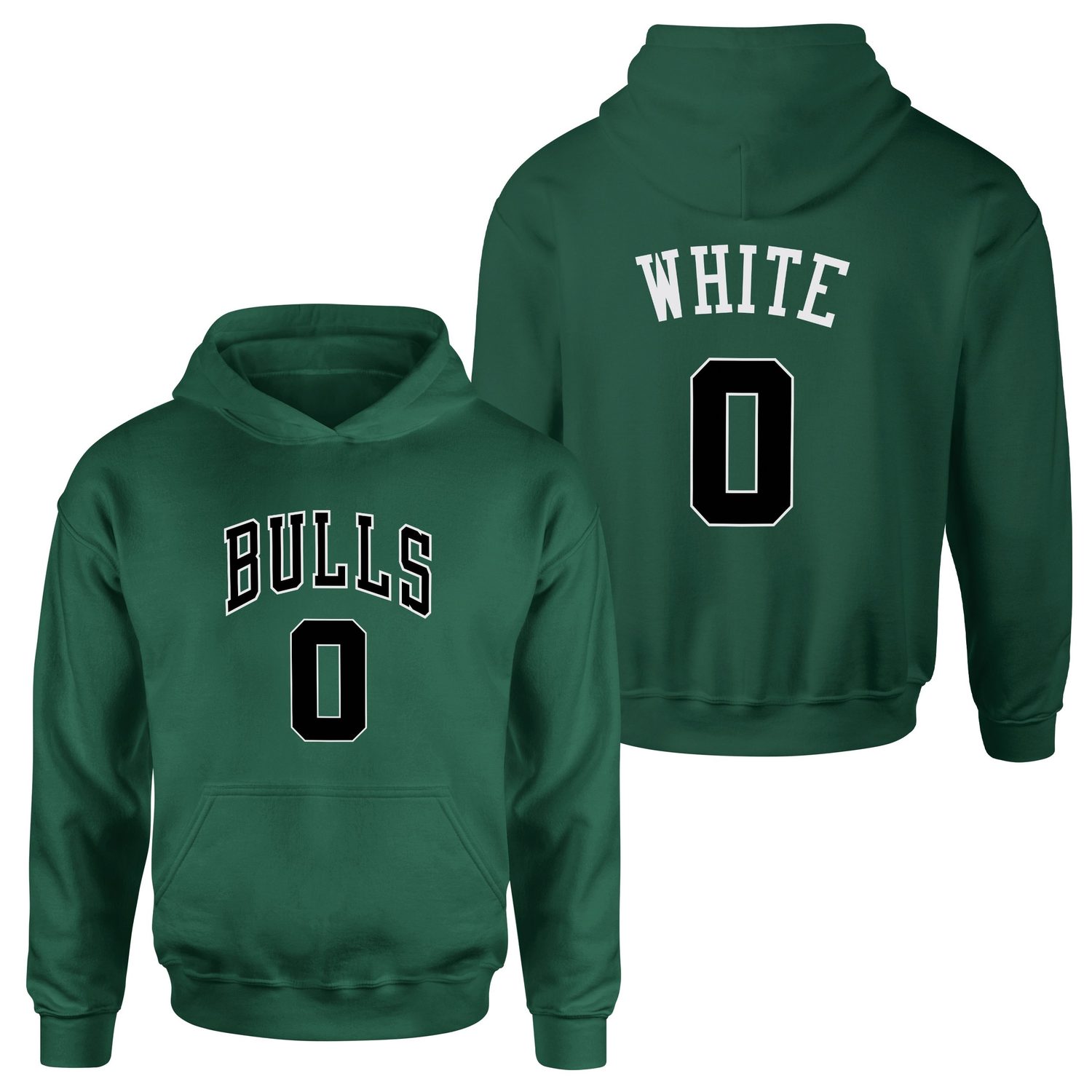 Coby White Forma Hoodie XXL - Nefti Yeşili