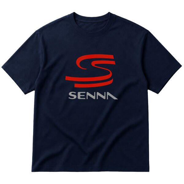 SENNA S Oversize Tişört M - İndigo Mavisi