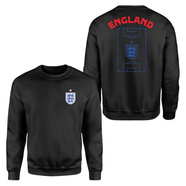 İngiltere Dünya Kupası 2026 Sweatshirt L - Siyah