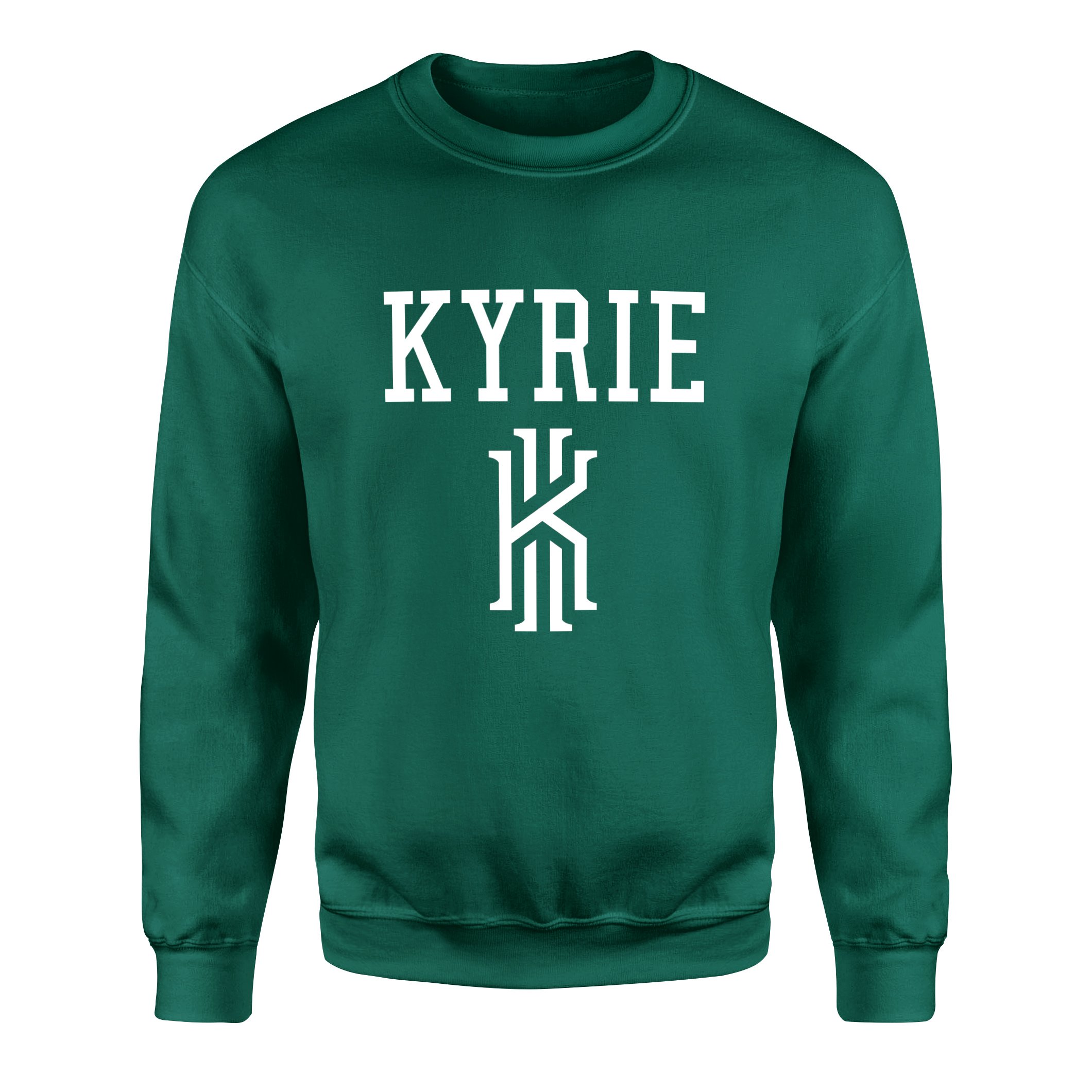 KYRIE Text Sweatshirt S - Nefti Yeşili