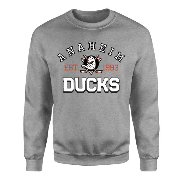 Anaheim Ducks EST. 1993 Sweatshirt M - Gri