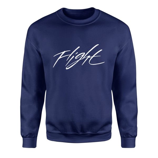 FLIGHT JORDAN Sweatshirt XL - İndigo Mavisi