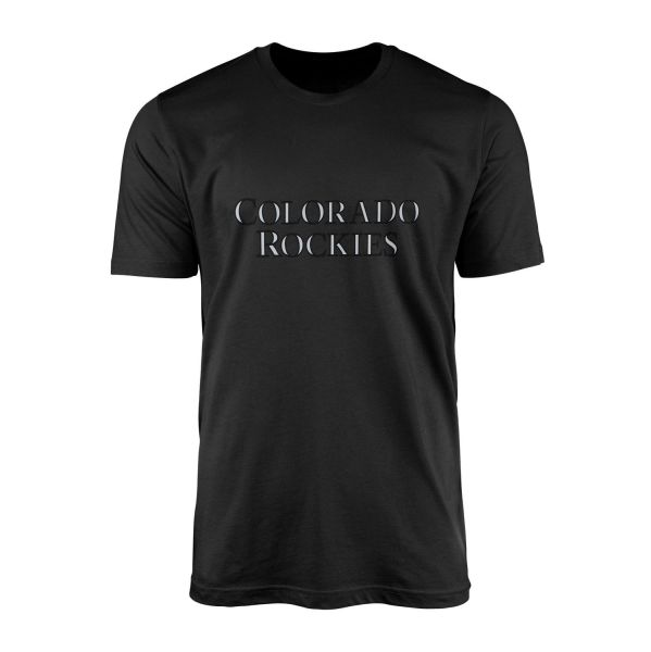 Colorado ROCKIES Tişört XL - Siyah