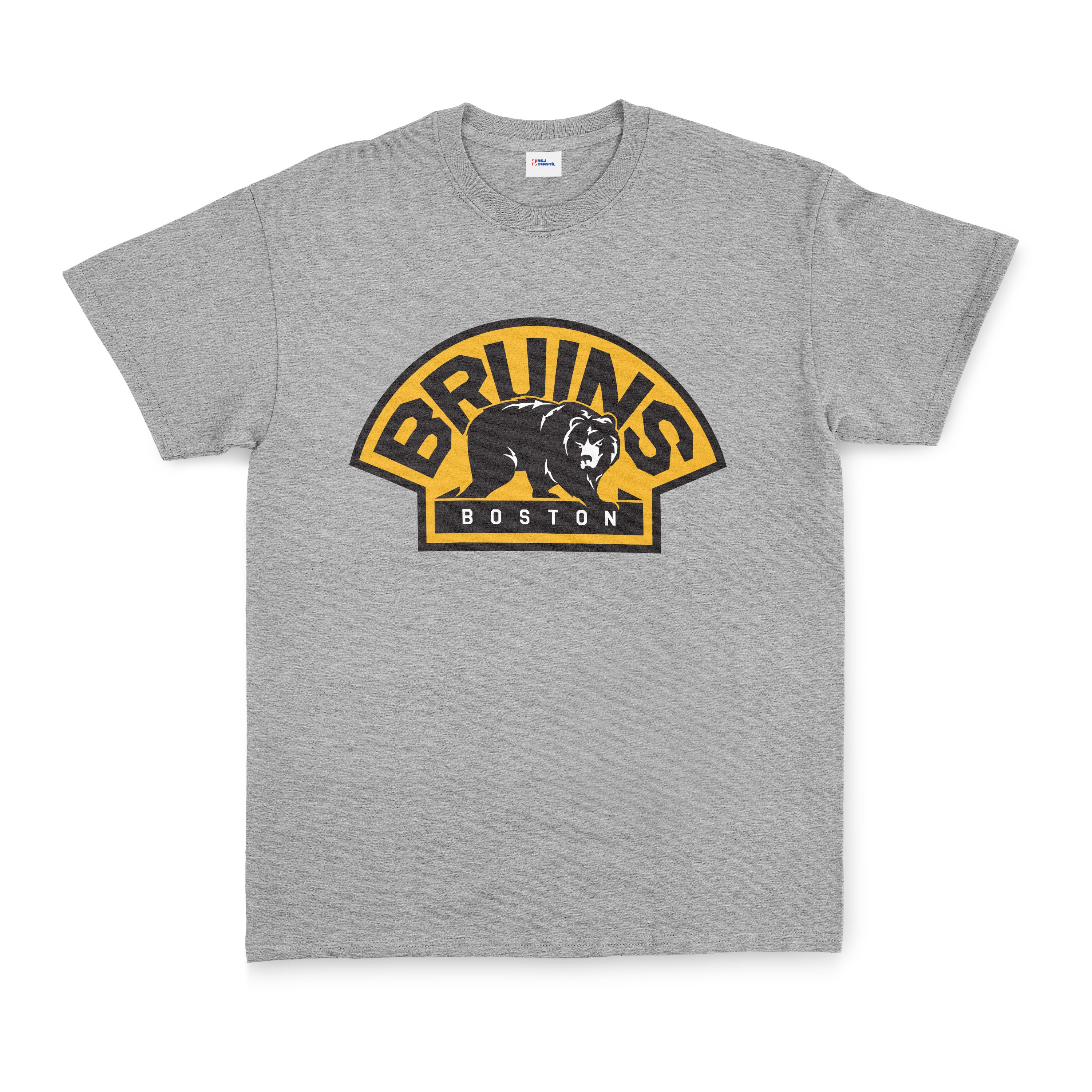 Boston Bruins NHL Tişört S - Gri