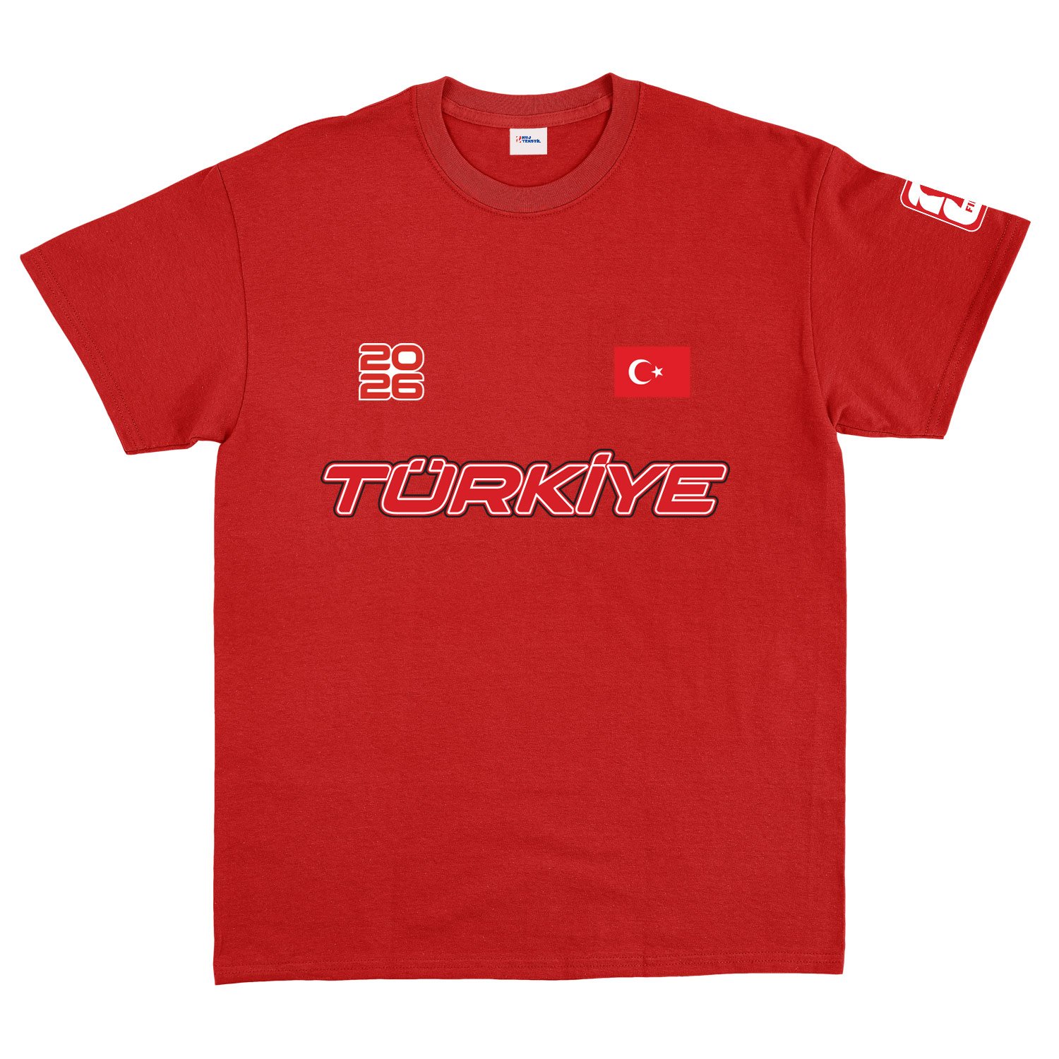 Türkiye 2026 Tişört XXL - Kırmızı
