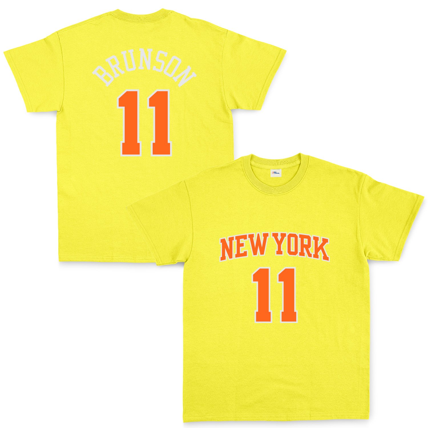 Jalen Brunson 11 New York Tişört XXL - Sarı