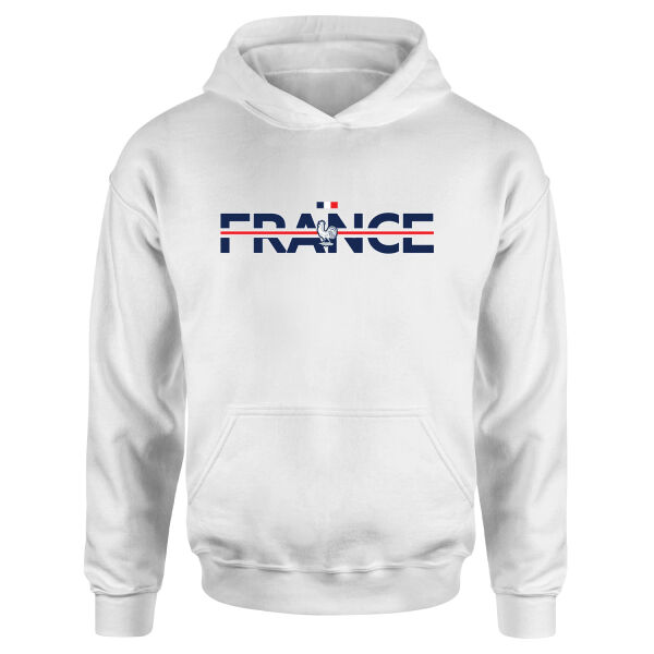Équipe de France Hoodie S - Beyaz
