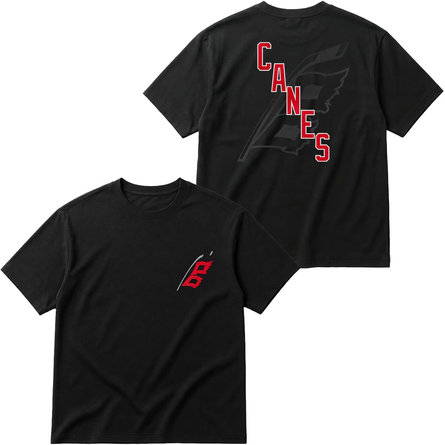 Carolina Hurricanes Stanley Cup Edition Oversize Tişört L - Siyah