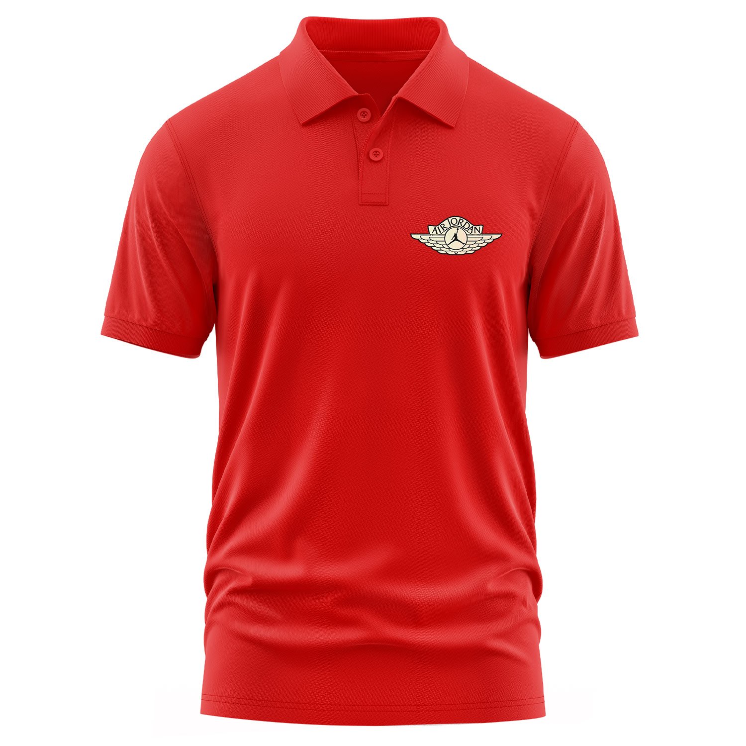 Air Jordan Wings | Creamy Polo Tişört XXL - Kırmızı