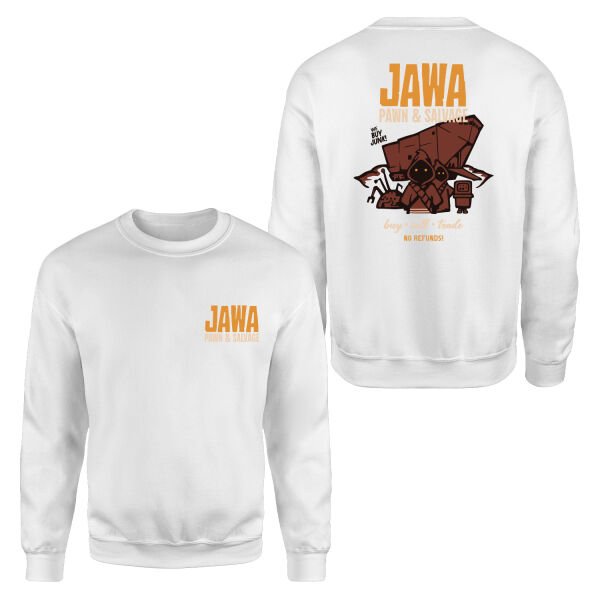 JAWA Pawn & Salvage | We Buy Junk! Sweatshirt M - Beyaz