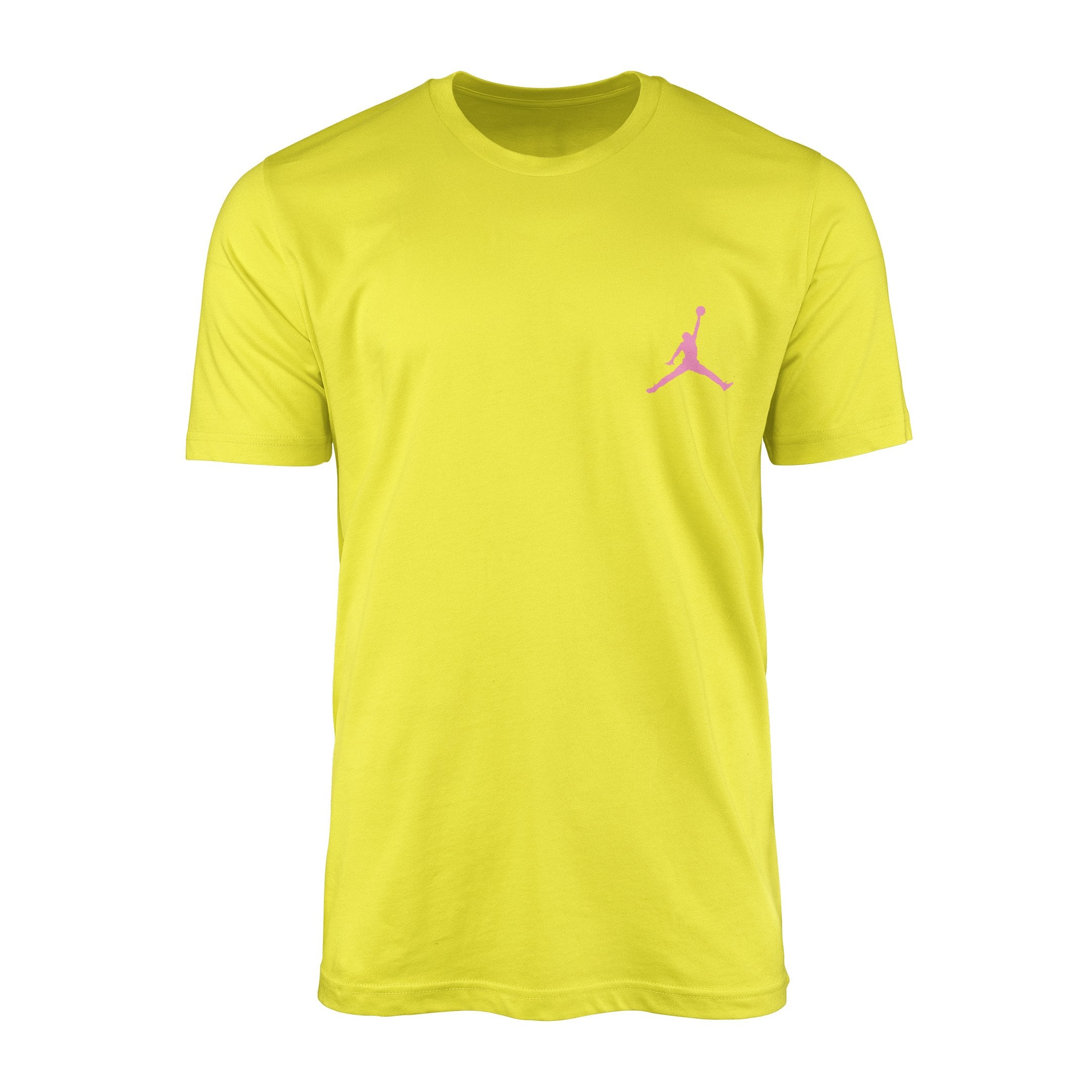 Air Jordan Pink Stroked Tişört XL - Sarı