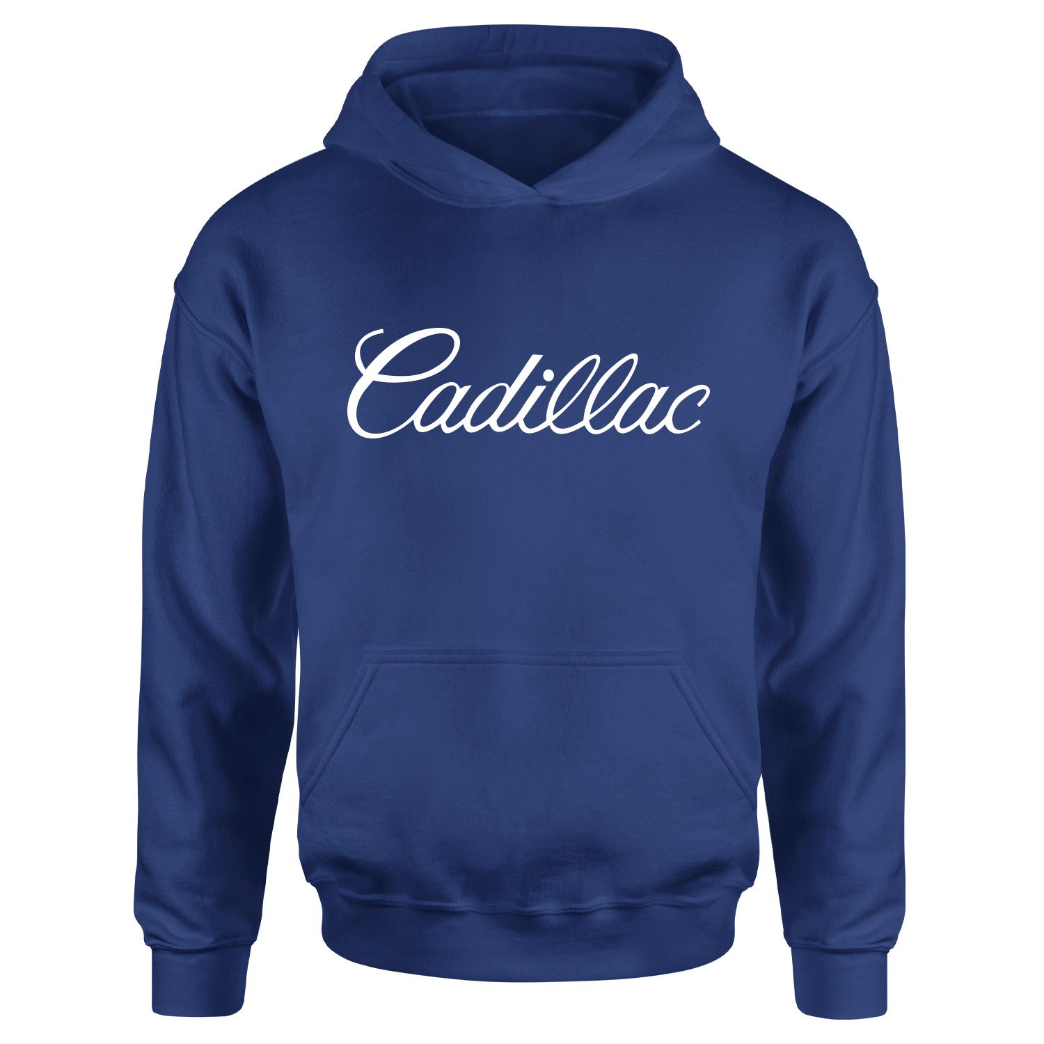Cadillac Script Hoodie XXL - İndigo Mavisi