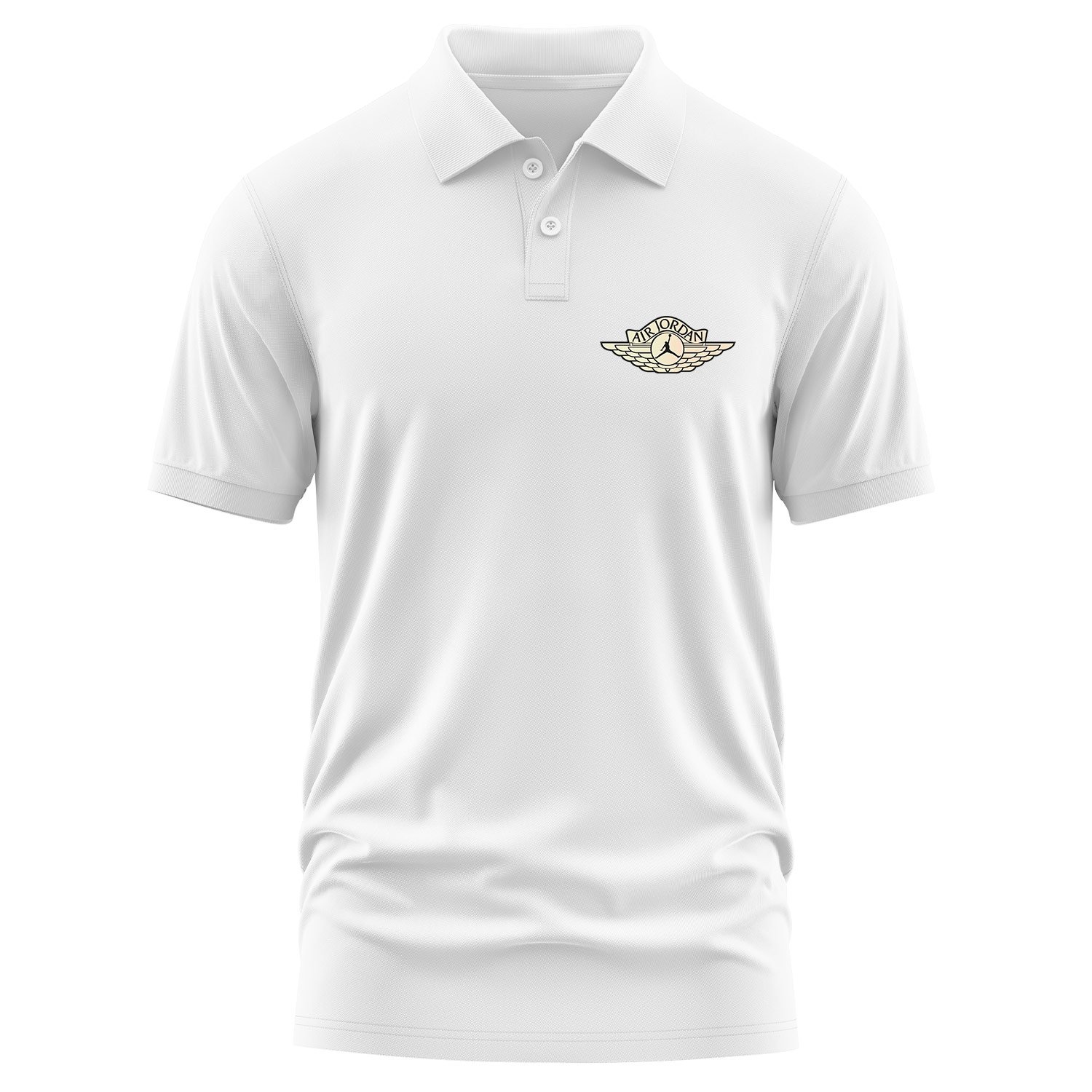 Air Jordan Wings | Creamy Polo Tişört S - Beyaz