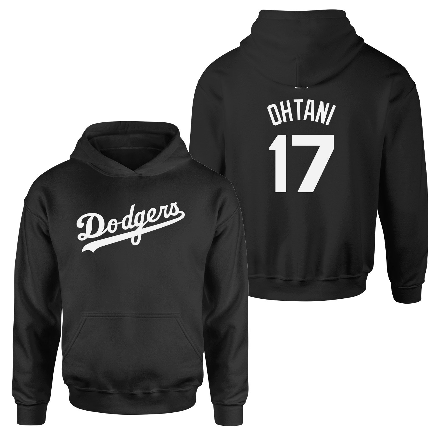 Shohei Ohtani Los Angeles Dodgers Hoodie L - Siyah