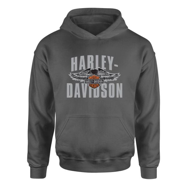 Harley-Davidson Retro Hoodie XL - Füme | OUTLET