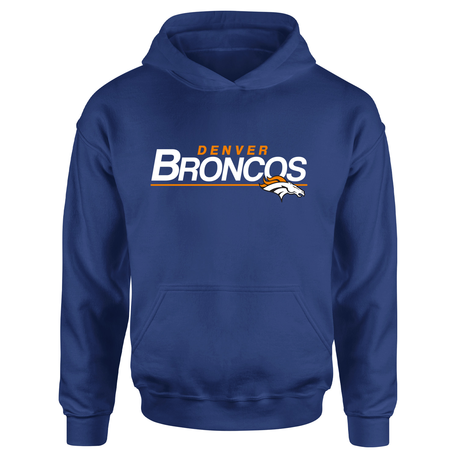Denver BRONCOS Hoodie XXL - İndigo Mavisi