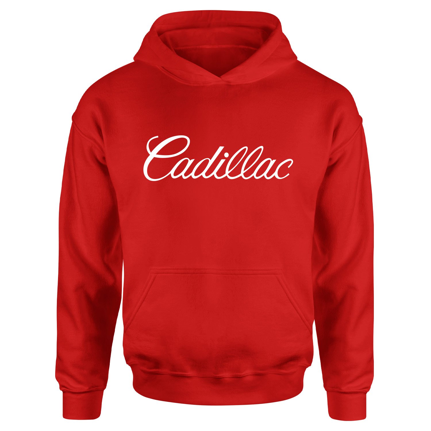 Cadillac Script Hoodie S - Kırmızı