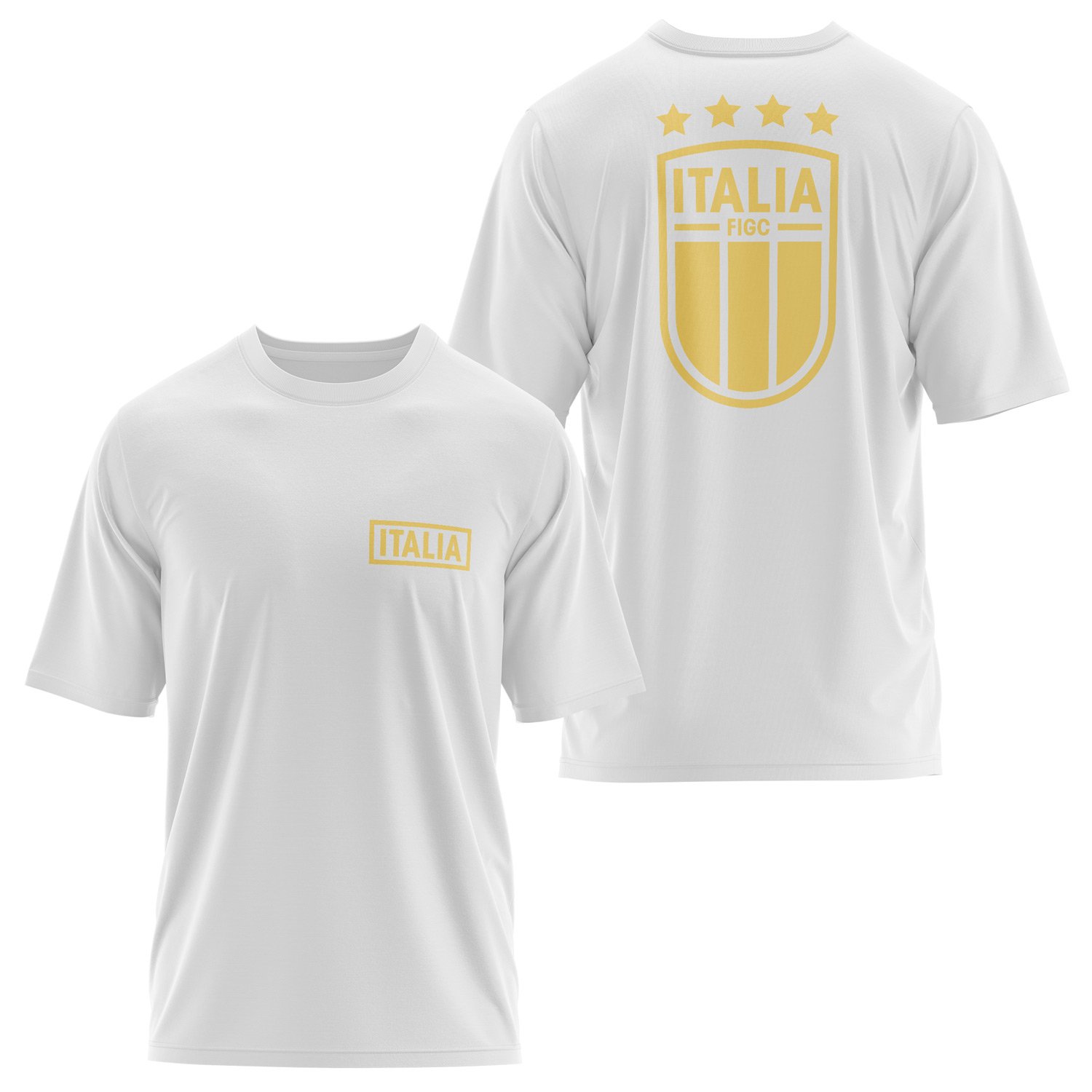 İtalya Futbol Takımı Gold Edition Oversize Tişört