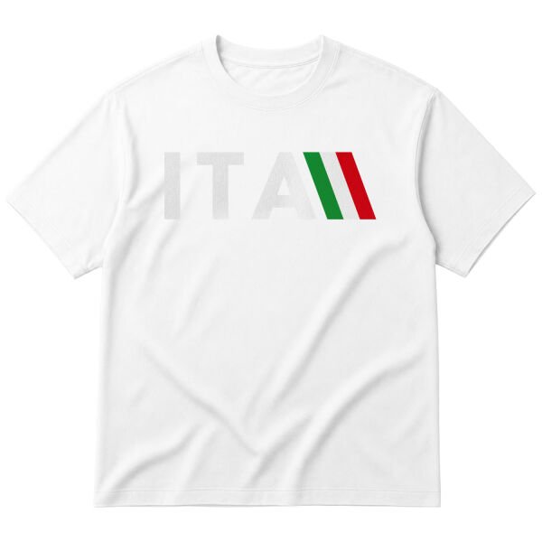 Forza ITA Scudetto Oversize Tişört S - Beyaz