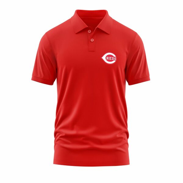 Cincinnati Reds Polo Tişört XL - Kırmızı