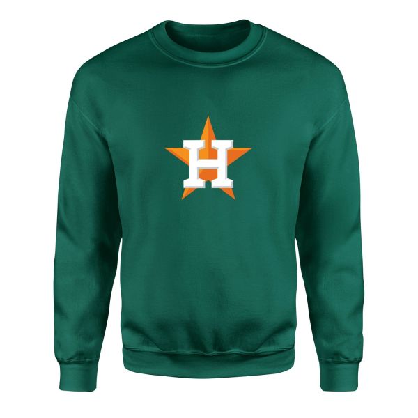 Houston Star Sweatshirt L - Nefti Yeşili