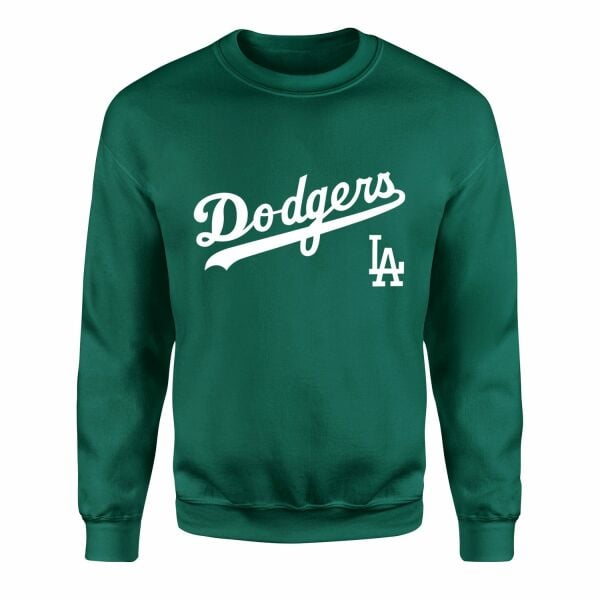 Dodgers, LA Sweatshirt S - Nefti Yeşili
