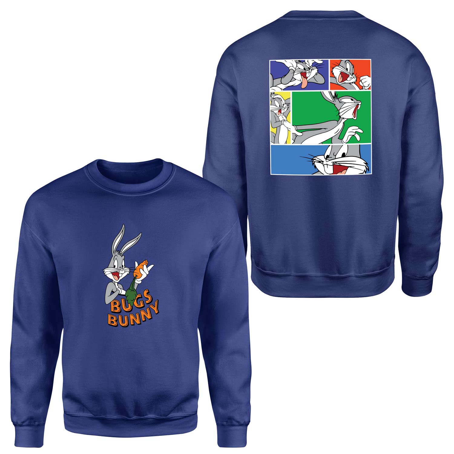 Bugs Bunny 360 Sweatshirt XL - İndigo Mavisi