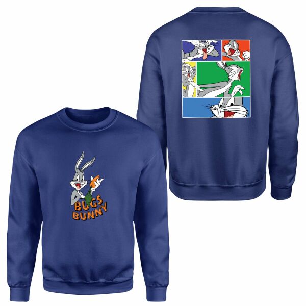 Bugs Bunny 360 Sweatshirt XL - İndigo Mavisi