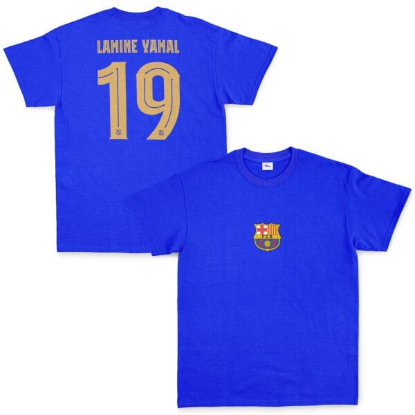 Lamine Yamal Barcelona Forma Tişört L - Mavi