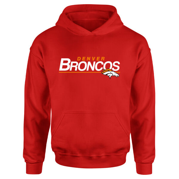 Denver BRONCOS Hoodie S - Kırmızı