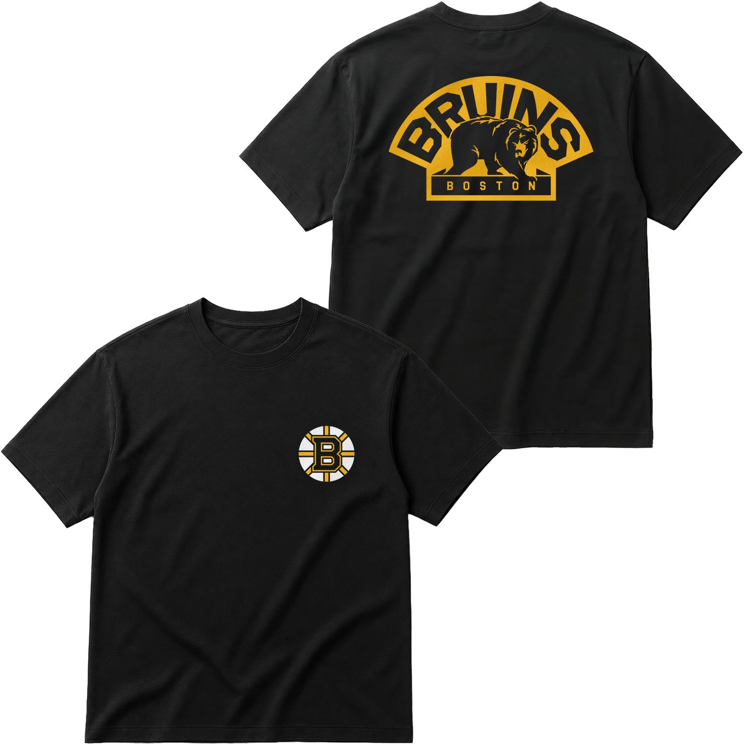Boston Bruins Stanley Cup Edition Oversize Tişört L - Siyah