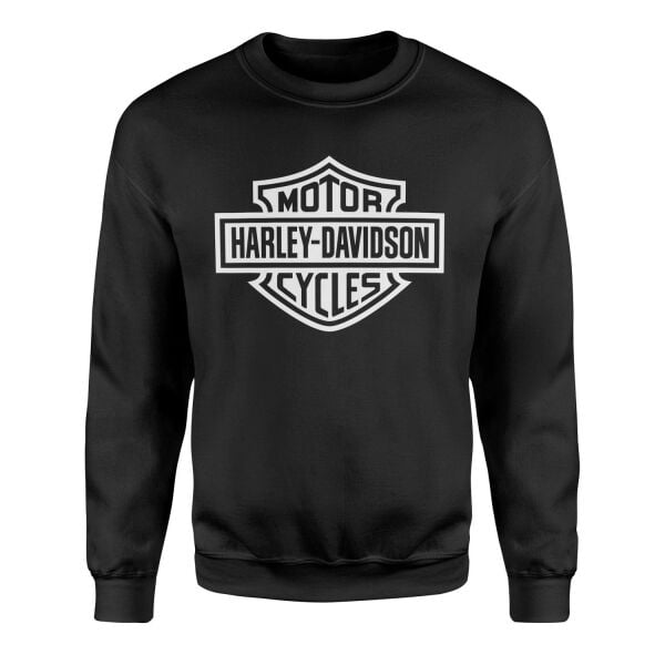 Harley-Davidson Shield W Sweatshirt XL - Siyah | OUTLET