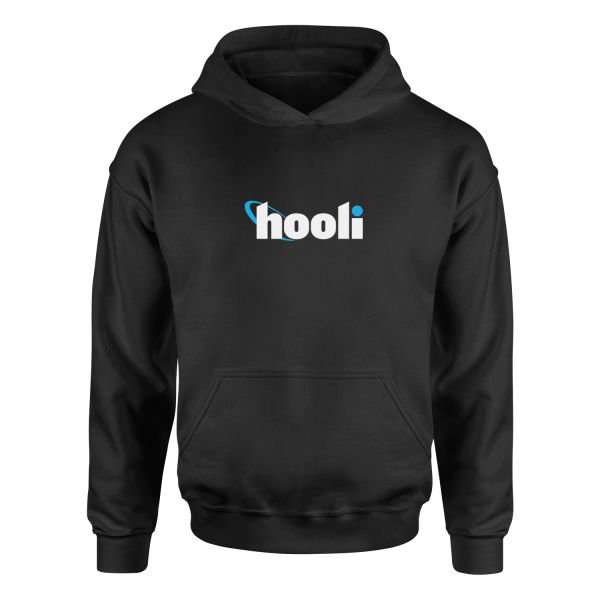 Hooli | Silicon Valley Hoodie L - Siyah