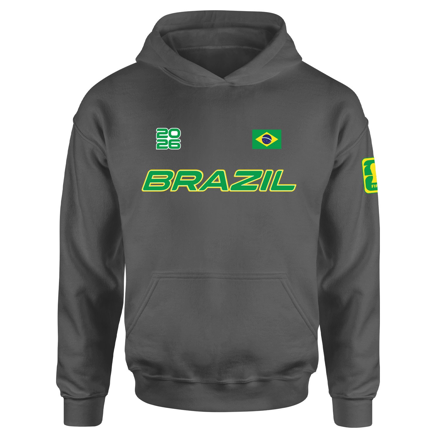 Brezilya 2026 Hoodie S - Füme