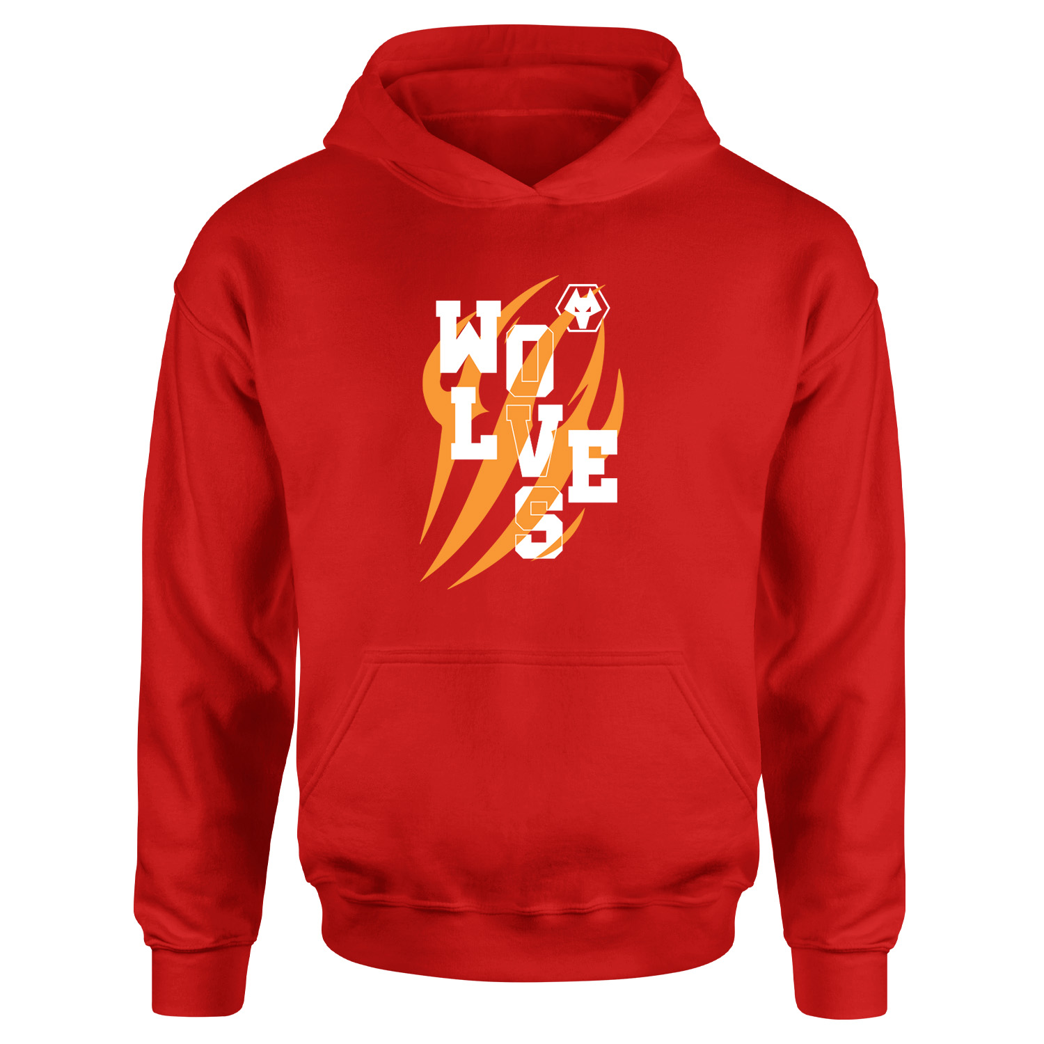 Wolverhampton Tear Hoodie XL - Kırmızı