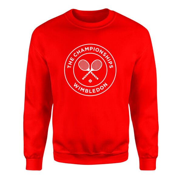 Wimbledon Big Sweatshirt XL - Kırmızı