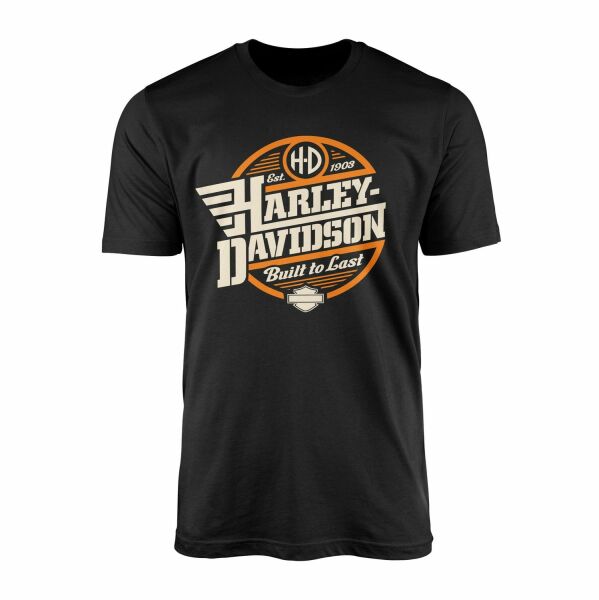 Harley-Davidson Built to Last Tişört M - Siyah
