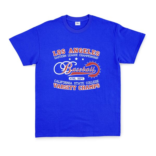 Los Angeles ELC Baseball Tişört L - Mavi