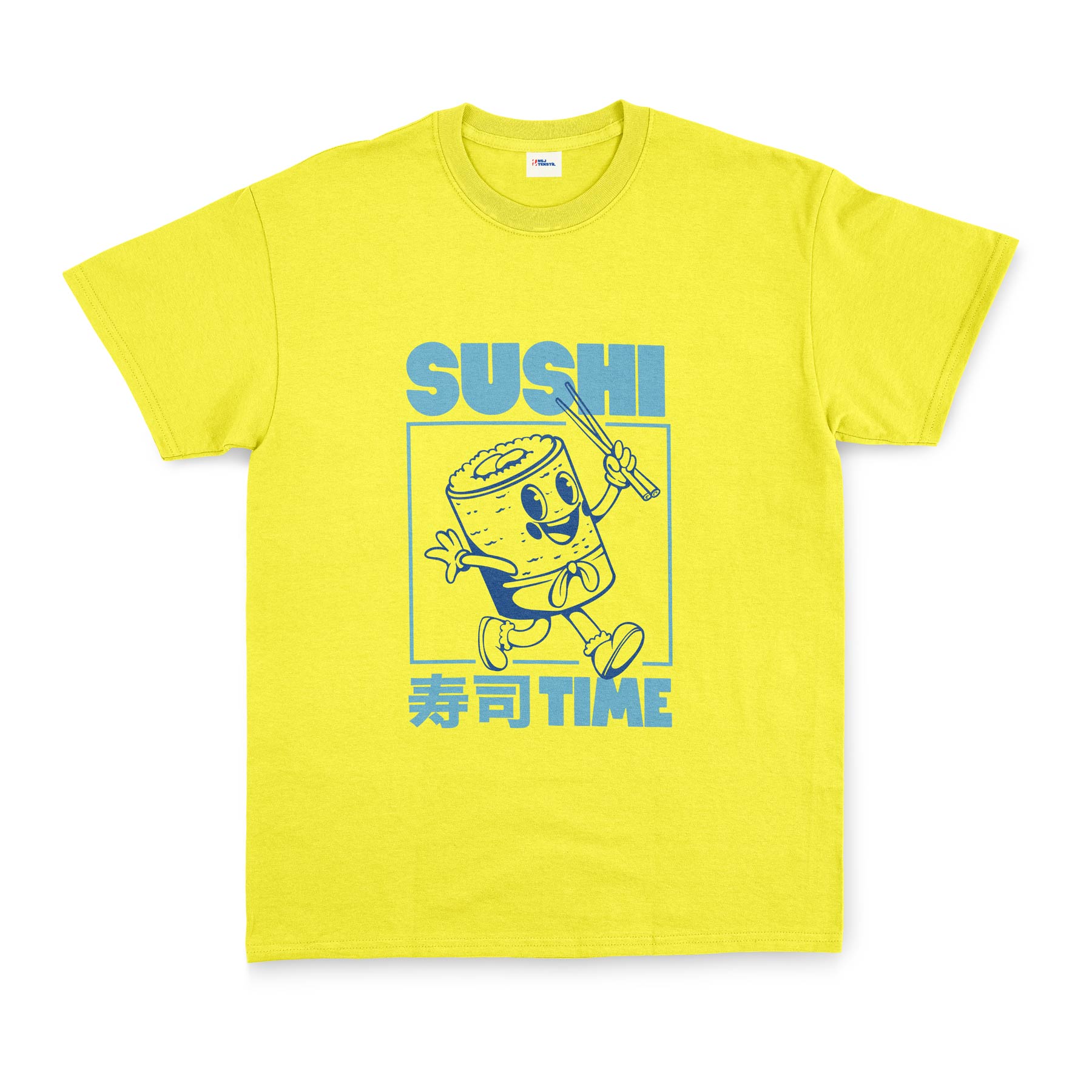 Sushi Time Tişört L - Sarı