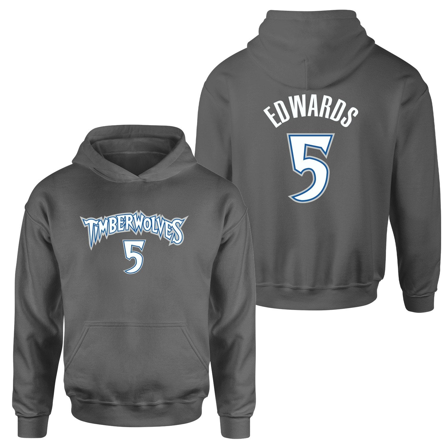 Anthony Edwards Minnesota Forma Hoodie L - Füme