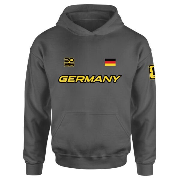 Almanya 2026 Hoodie L - Füme