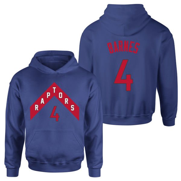 Davion Mitchell 4 Raptors Jersey Hoodie M - İndigo Mavisi