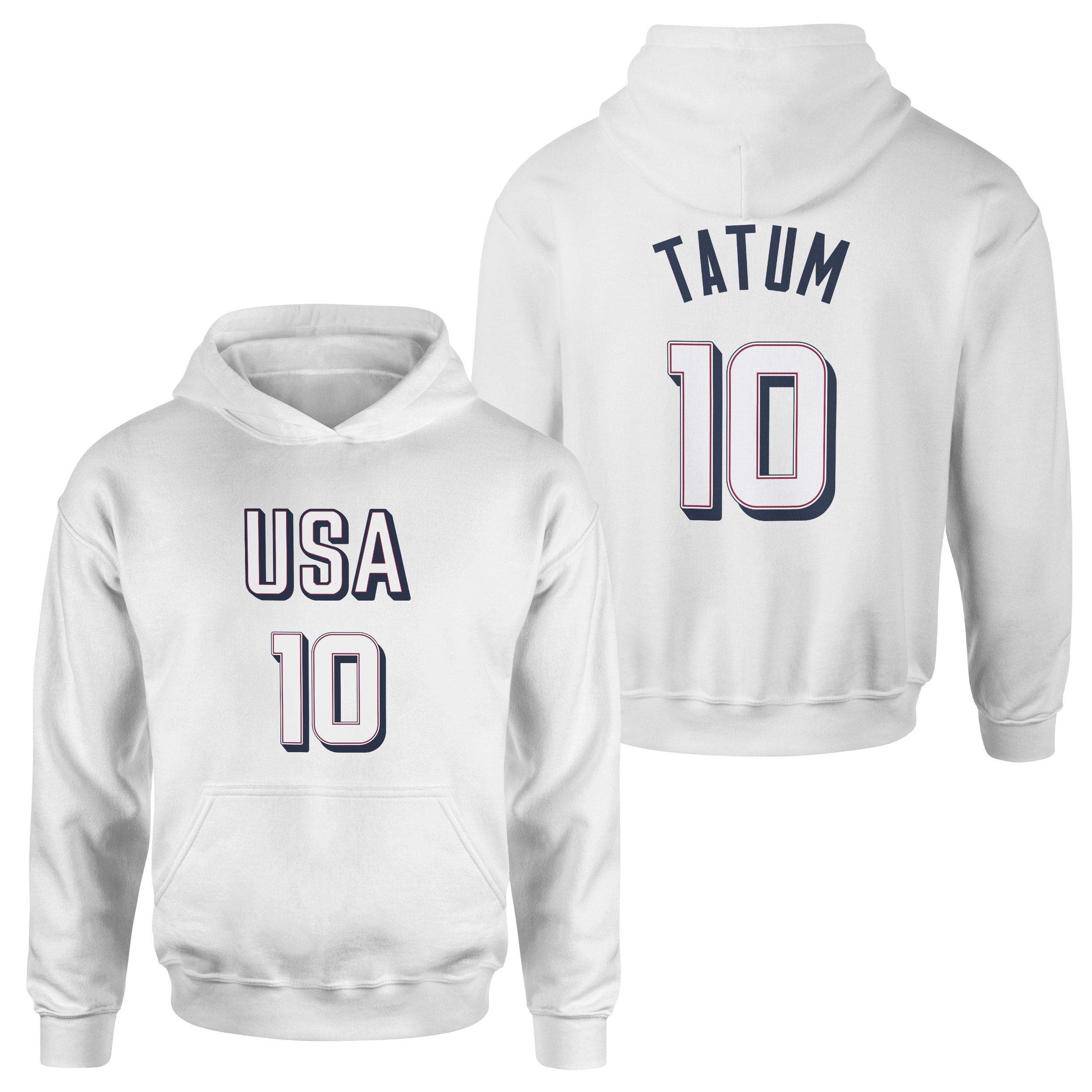 Jason Tatum Forma Hoodie L - Beyaz
