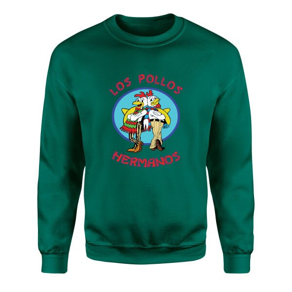 Los Pollos Hermanos Sweatshirt S - Nefti Yeşili