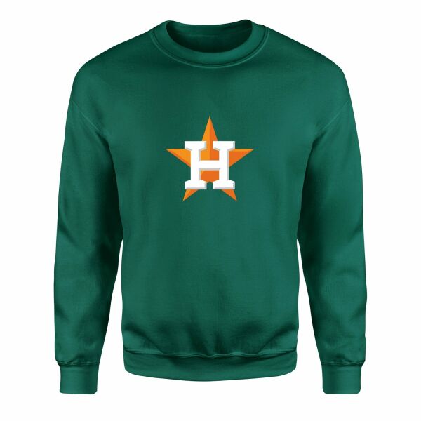 Houston Star Sweatshirt XL - Nefti Yeşili